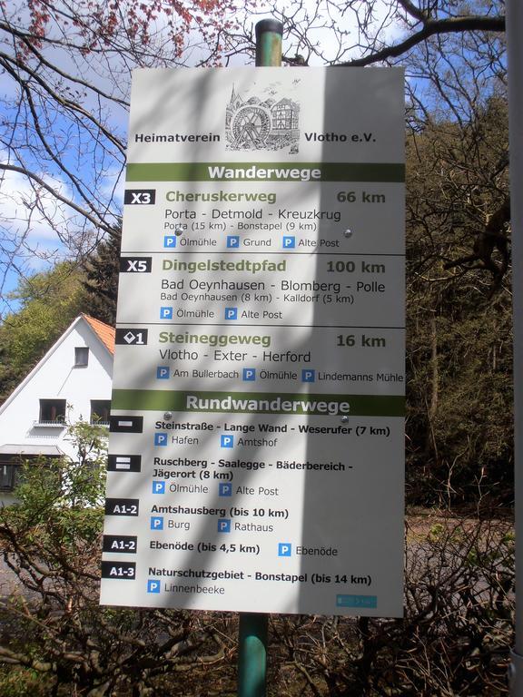 Gasthaus Schadde Vlotho Exterior foto